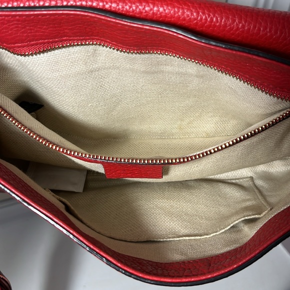 Gucci EUC - Red Crossbody - Authentic Verified. PRICE FIRM - Picture 8 of 11
